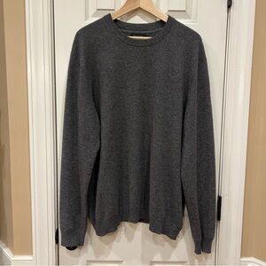 John W Nordstrom 100% Cashmere Men’s Sweater Grey Gray XL